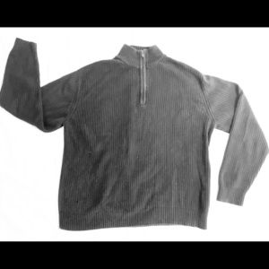 Calvin Klein Men’s Pullover zip Sweater Black XL